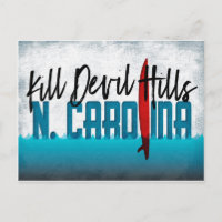 Tuer Devil Hills Carte postale North Carolina Surb