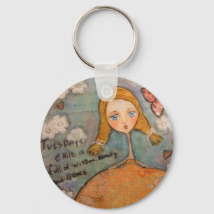 Tuesdays child keychain