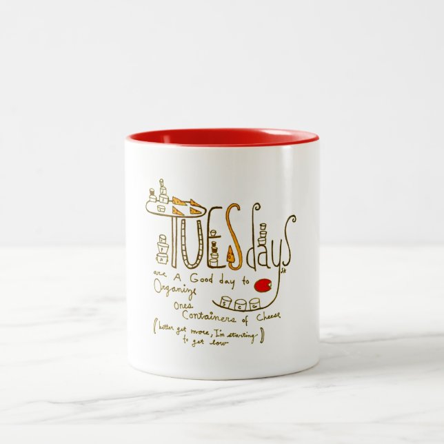 Tuesday's Two-Tone Coffee Mug (Center)