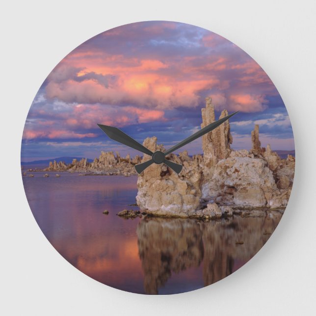 Tufa Formations on Mono Lake Large Clock (Front)