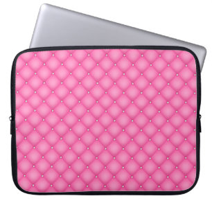 Tufted Diamond Cozy Desk Office Aesthetic Laptop Sleeve