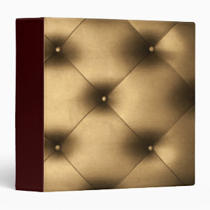 Tufted Gold Binder
