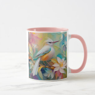Tufted Golden Rumped Fantasy Bird Mug