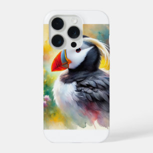 Tufted Puffin Watercolor 071024AREF137 - Watercolo iPhone 15 Pro Case