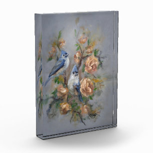 Tufted Titmice Photo Block
