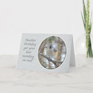 Tufted Titmouse Another Birthday Card