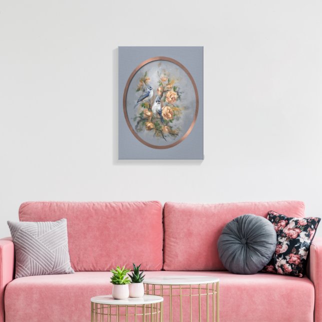 Tufted Titmouse decor (Insitu(LivingRoom))