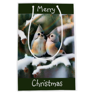 Tufted Titmouse Medium Gift Bag