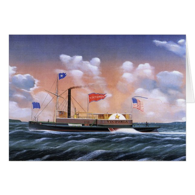 Tug à vapeur Victoria 1859 (Devant horizontal)