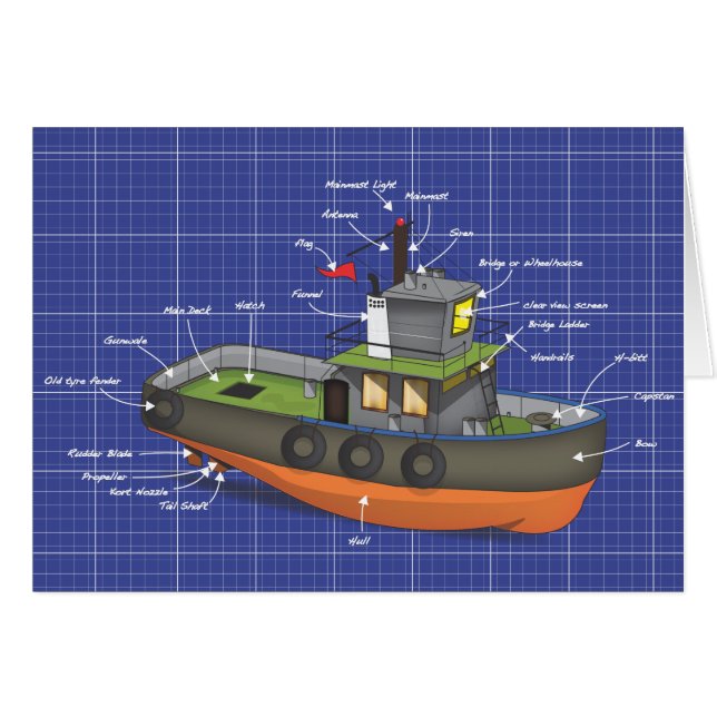 Tug Boat (Front Horizontal)