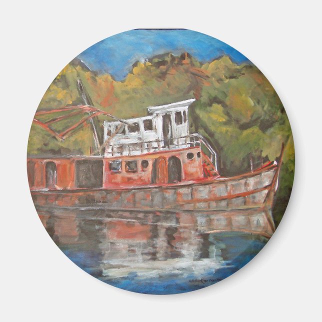 Tug Boat Magnet (Front)