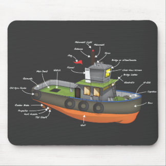 Tug Boat Mouse Pad