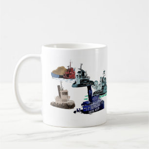 Tug medley coffee mug