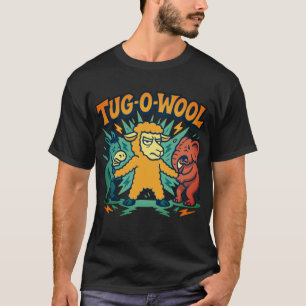 Tug-O-Wool Political Sheep Funny T-Shirt
