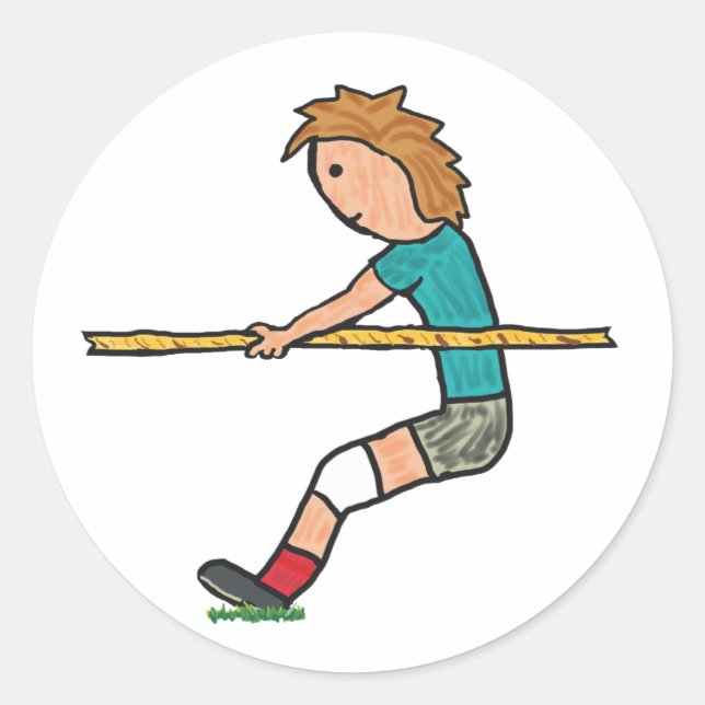 Tug Of War Classic Round Sticker (Front)