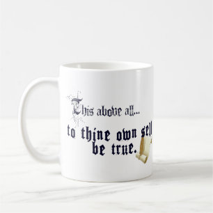 Tugaffe à Toi Même - Mug Citations de Shakespeare