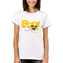 Tugg Boo! White T-shirts (Yellow)
