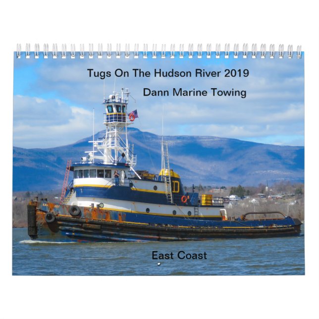 Tugs On The Hudson River 2019 Dann Marine Towing Calendar (Cover)