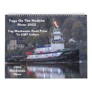 Tugs On The Hudson River Mackenzie Rose Calendar