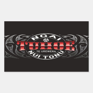 Tuhoe Lifer Moko Chrome Sticker