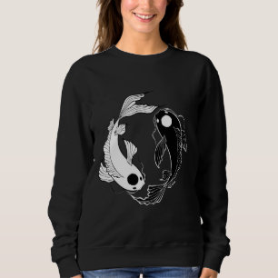 Tui And La Yin And Yang Koi Fish Sweatshirt