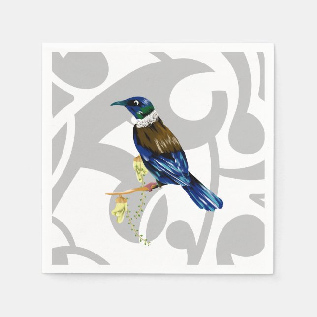 Tui NZ Bird Napkin (Front)