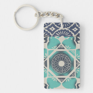 Tuile bleue II de batik