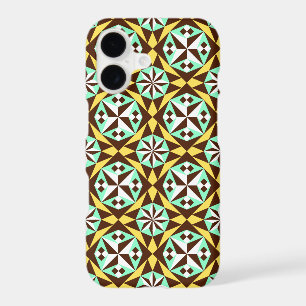 Tuile de ciment de Barcelone en jaune, brun et