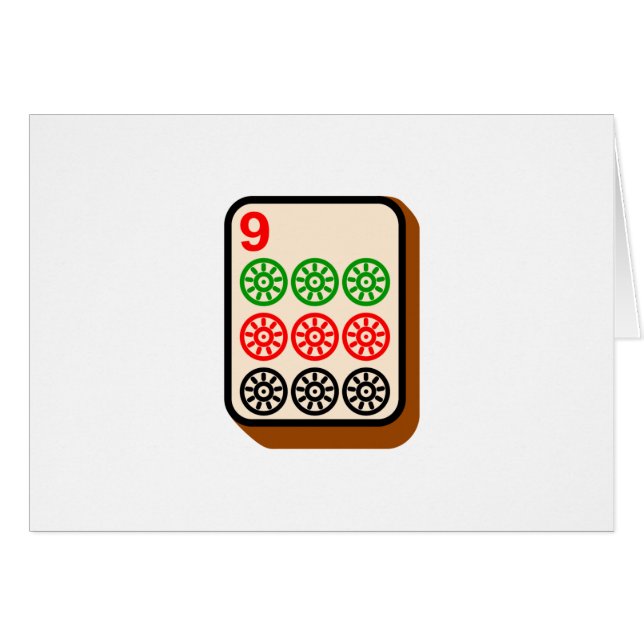 Tuile de Mahjong (Devant horizontal)
