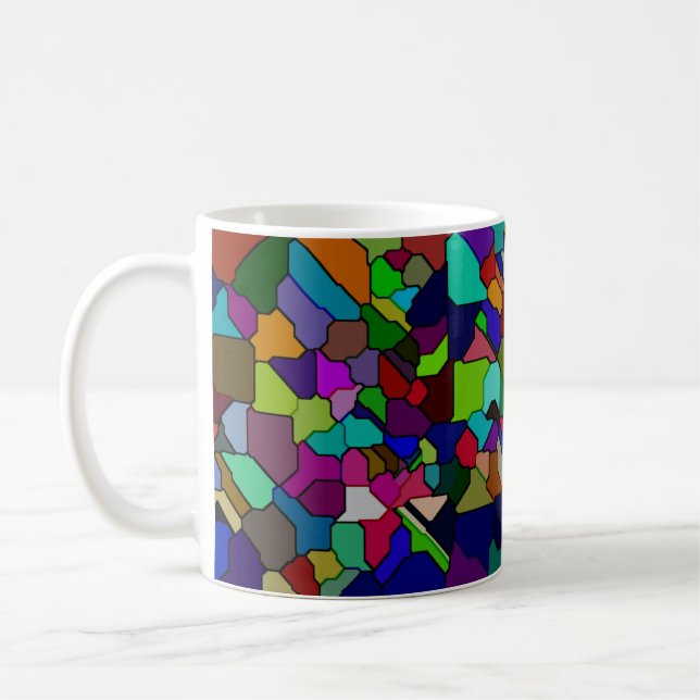 Tuile dorée carreaux 11oz Mug (Gauche)