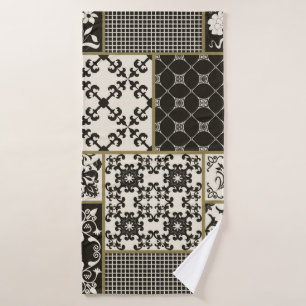 Tuile en patchwork sans couture avec Islam, arabe,