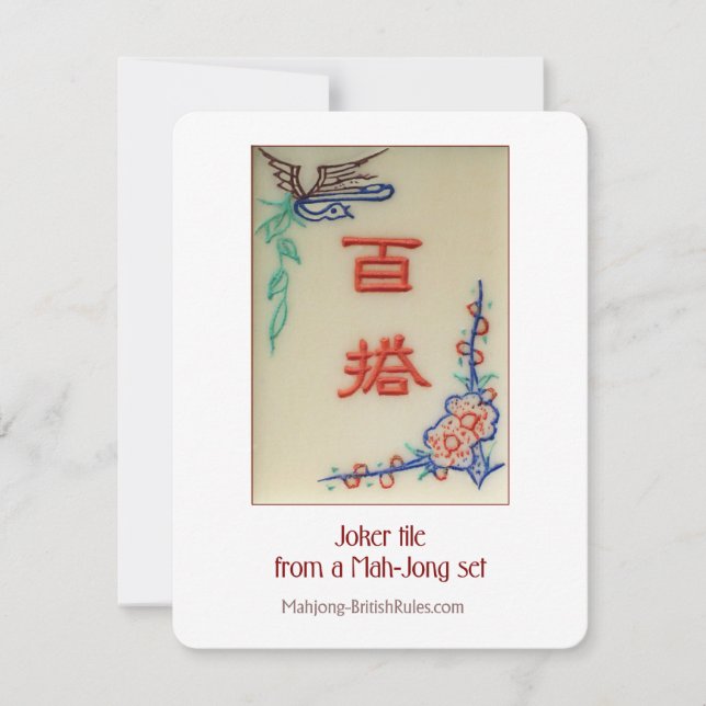 Tuile Joker - Carte explicative (Devant)