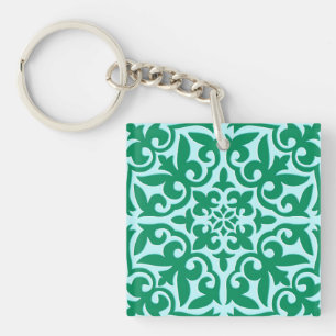 Tuile marocaine - turquoise et aqua