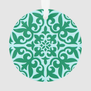 Tuile marocaine - turquoise et aqua