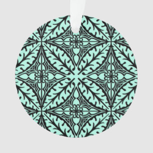 Tuiles marocaines - aqua bleu et noir