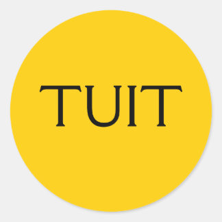 TUIT CLASSIC ROUND STICKER