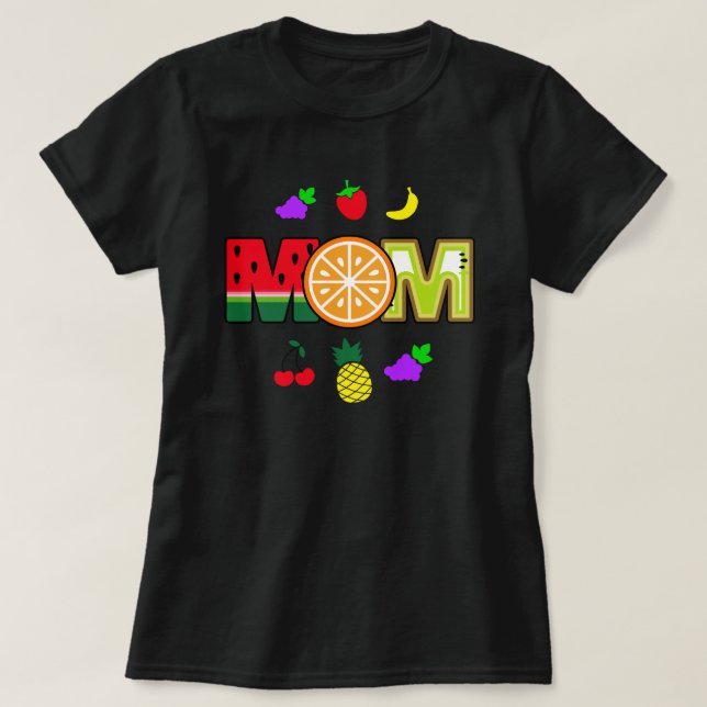Tuitti Fruity Mom of the Birthday Girl  T-Shirt (Design Front)