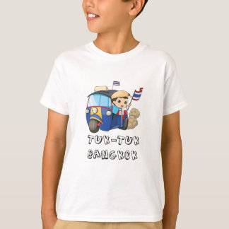 Tuk Tuk Bangkok Thailand souvenir graphic text T-Shirt