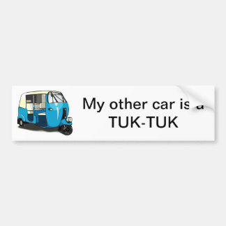 TUK TUK bumper sticker