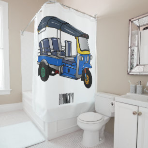 Tuk tuk cartoon illustration