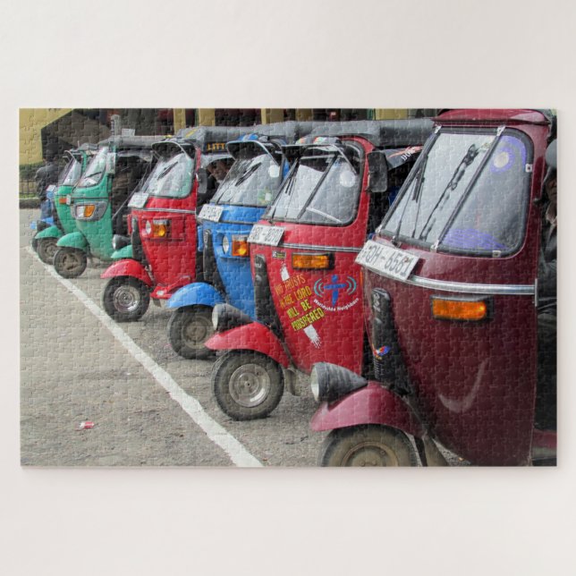 tuk tuk jigsaw puzzle (Horizontal)