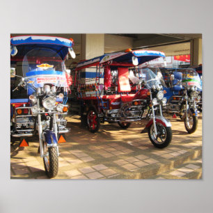 Tuk Tuk Showroom ... Udon Thani, Isaan Poster