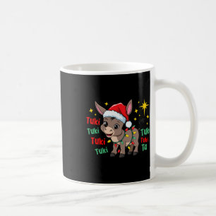 Tuki Tuki Donkey Tis The Season Mexican Spanish Ch Coffee Mug