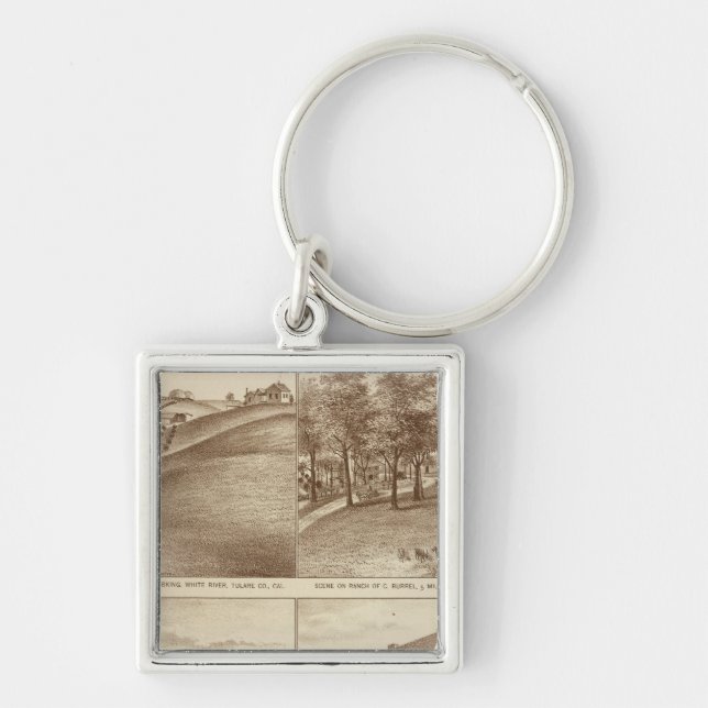 Tulare Co ranches, offices Keychain (Front)