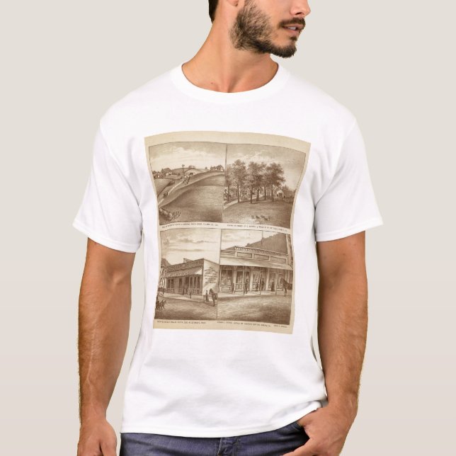 Tulare Co ranches, offices T-Shirt (Front)