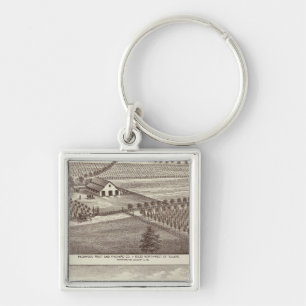 Tulare farms keychain