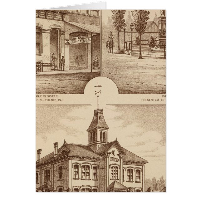 Tulare School, Californie (Devant)