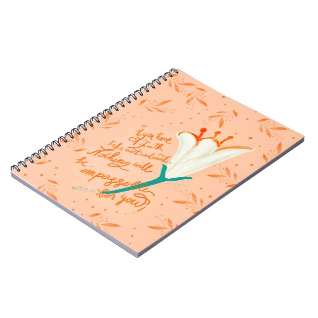 Tulip Amour Foi comme un carnet de graines de mout (Côté gauche)