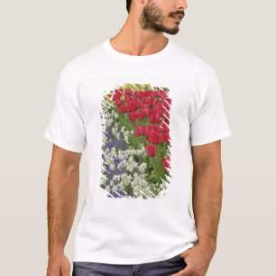 Tulip and daffodil garden, Keukenhof Gardens, T-Shirt