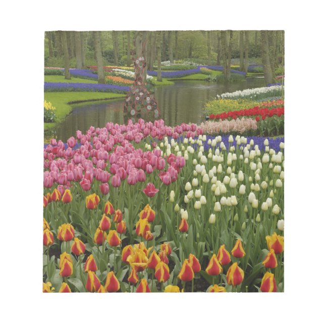 Tulip and hyacinth garden, Keukenhof Gardens, Notepad (Front)